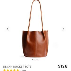 Portland Leather Devan Tote in Rich Brown